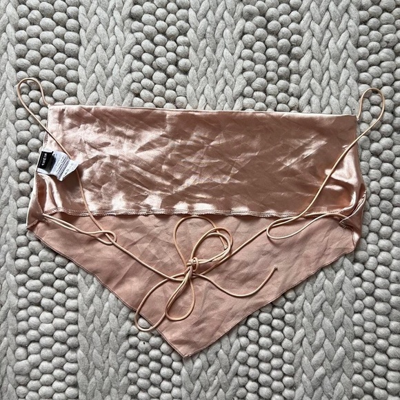 Blush Knit Camisole with Adjustable Ties - Picture 4 of 17